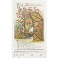 vintage postcard -Happy Remeberance - Birthday