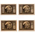 1921 Germany Harburg Notgeld Set of 4 Notes (1526)