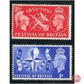 GB stamps 1951 MNH set - KGV1 Festival of Britain