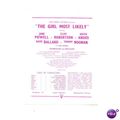 THE GIRL MOST LIKELY Jane Powell, Cliff Roberts...