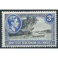 Solomon Islands 1939 SG65 3d Black & Ultramarin...