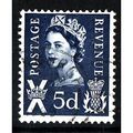 S11 Scotland, 5d blue Used Stamp