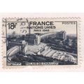 France Stamps 1948 - SG 1041 - 18f Aerial View ...
