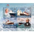 CENTRAL AFRICA 2013 SHEET MNH WHITE STAR CUNARD...