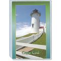 MA Falmouth Lighthouse Postcard Nobeska Light C...
