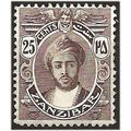 Zanzibar 1913 SG252 25c Sepia Mounted Mint . ..
