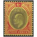 Southern Nigeria 1912 SG50 4d Black & Red/Yello...