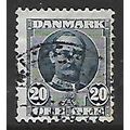 DENMARK 1907 KING FREDERIK VIII 20 ORE BLUE SG ...