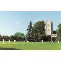 Cricket Match at Dedham Church Colchester Essex...