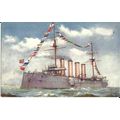 Naval HMS DRAKE Tuck Oilette Postcard (9082)