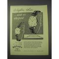 1959 Rotary Watch Ad - Wafer Thin Watch
