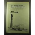 1970 Atlas Van-Lines Ad - Shows Up On Time