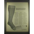 1985 Lands' End Socks Ad - Before You Day Too Much