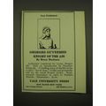 1918 Yale University Press Ad - Just Published ...
