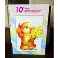 Age 10 Birthday Card - ( CHEAP COLLECTION ONLY ...