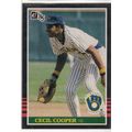 1985 Donruss baseball card 170 Cecil Cooper