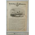 1839 The Saturday Magazine No. 450 Lambeth Pala...