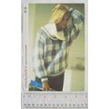 1986 Chunky Knits 5 Check on check sweater with...