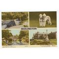 Multiview of Bedlington Postcard Northumberland