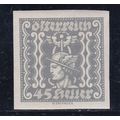 Austria 1921 Mercury 45 Heller Mint Hung SG N45...