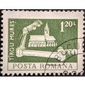 STAMP ROMANIA SG4041 1973 1L20 Walls of Tirgu Used