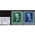Los H22933: Deutsches Reich Mi. 760/61 **