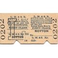 L.M.S.R. Edmondson Ticket - Royton to ...........