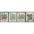 Fruits: 4 Values - Malaysia 1986 - F H
