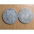France Republic 1946 2 Francs Coin