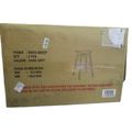 Wood Bar Stool Chair Color Dark Grey 2 Pieces I...
