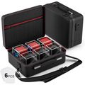 Card Deck Box with Portable Case, 6 Pack Clear ...