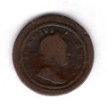 Great Britain. George I. Farthing 1719. dy15073