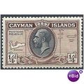 Cayman Islands 1935 SG96 1/4d Black & Brown Mtd...