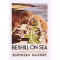 Postcard Southern Railway Poster Art Bexhill on...