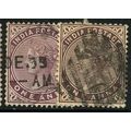1882/1890 SG 88+89 - fine used (o)