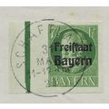 GER (BAVARIA) 1919 7.5pf 'KING LUDWIG (FREISTAA...