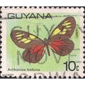 GUYANA, BUTTERFLY, Archonias bellona, green 197...