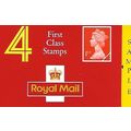 4 First Class Stamps: Sample Booklet.