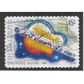 AUS 2001 45c (S/A) 'ROCK & POP - CROWDED HOUSE'...