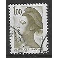 FRANCE 1982 1F GREEN LIBERTY SG2455 FINE USED