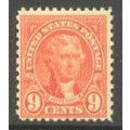 641 9c Thomas Jefferson Barely Clears MNH Q1811