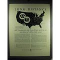 1931 Bell Telephone Ad - Long Distance Teletype...