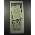 1942 Prince Gardner Registrar Billfold Ad - For...