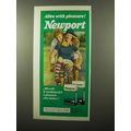 1975 Newport Cigarettes Ad - With Pleasure