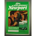1975 Newport Cigarettes Ad - Pleasure