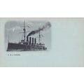 H.M.S. Didem Launched 1896 Cruiser Shipping Pos...