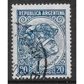 ARGENTINA REP 1936 20c BLUE PRIZE BULL SG 677A ...