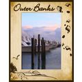 Outer Banks North Carolina Laser Engraved Wood ...
