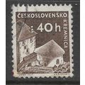 CZECH REPUBLIC 1960 CZECH CASTLES 40H BROWN KRE...