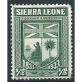 Sierra Leone 1933 SG168 1/2d Green Mounted Mint...